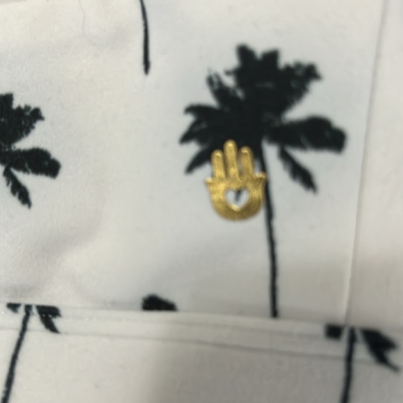 Black & White palm tree top. Size “M” beautiful condition. Poly elastane fabrics - Picture 3 of 5
